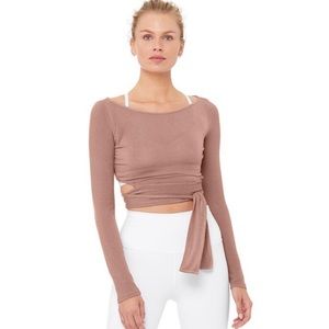 🌊 (2/$60) Alo Yoga Long Sleeve -Smokey Quartz
